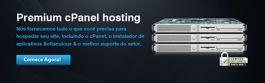 Planos de Hospedagem totalmente configurados, em poucos cliques voc&ecirc; coloca o seu site na Internet